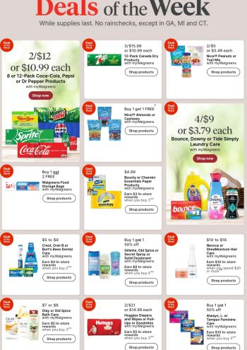 Walgreens offer thumb